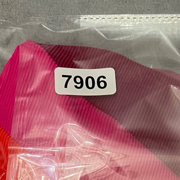 New! Beach Riot Joyce swimsuit be mine colorblock pink red 27906 - Picture 7 of 9